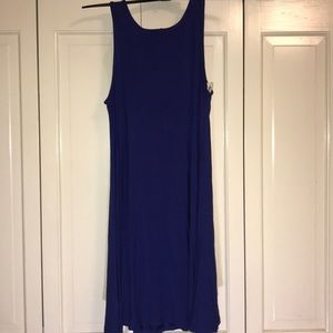 Dark blue dress